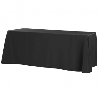 Black Rectangular Tablecloth Rental Woodbridge